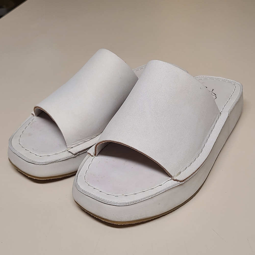 Free People Harbor platform slide sandals size 38